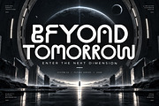 FYSTROVA — Futuristic Display Font, a Script Font by Wow Magic (Thumbnail 3 of 5)