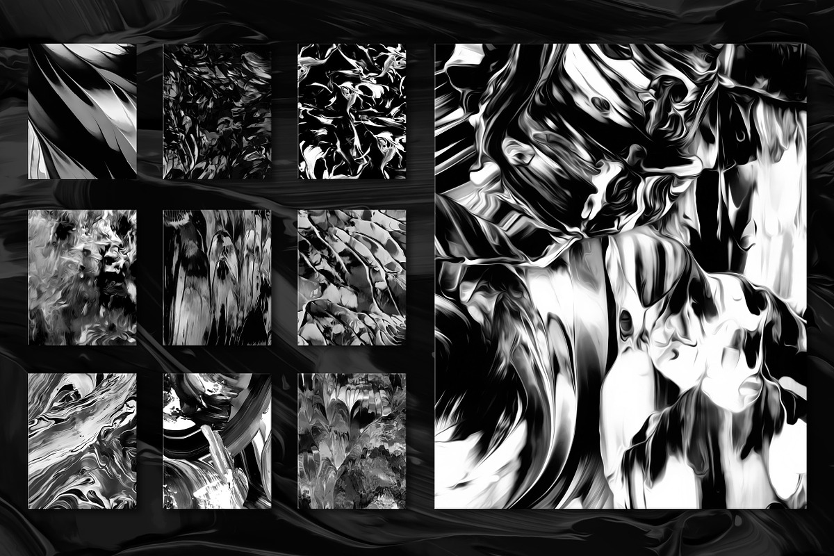 Flow Bundle—300 fluid paint textures, a Texture Graphic by Chroma Supply (Photo 18 of 34)