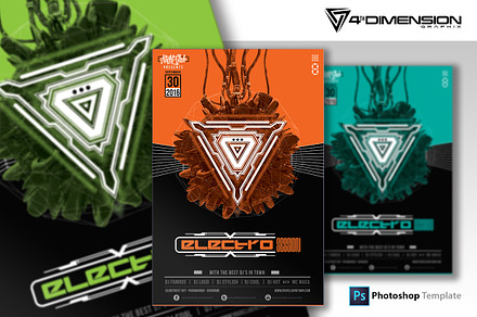Electro Session Flyer Template