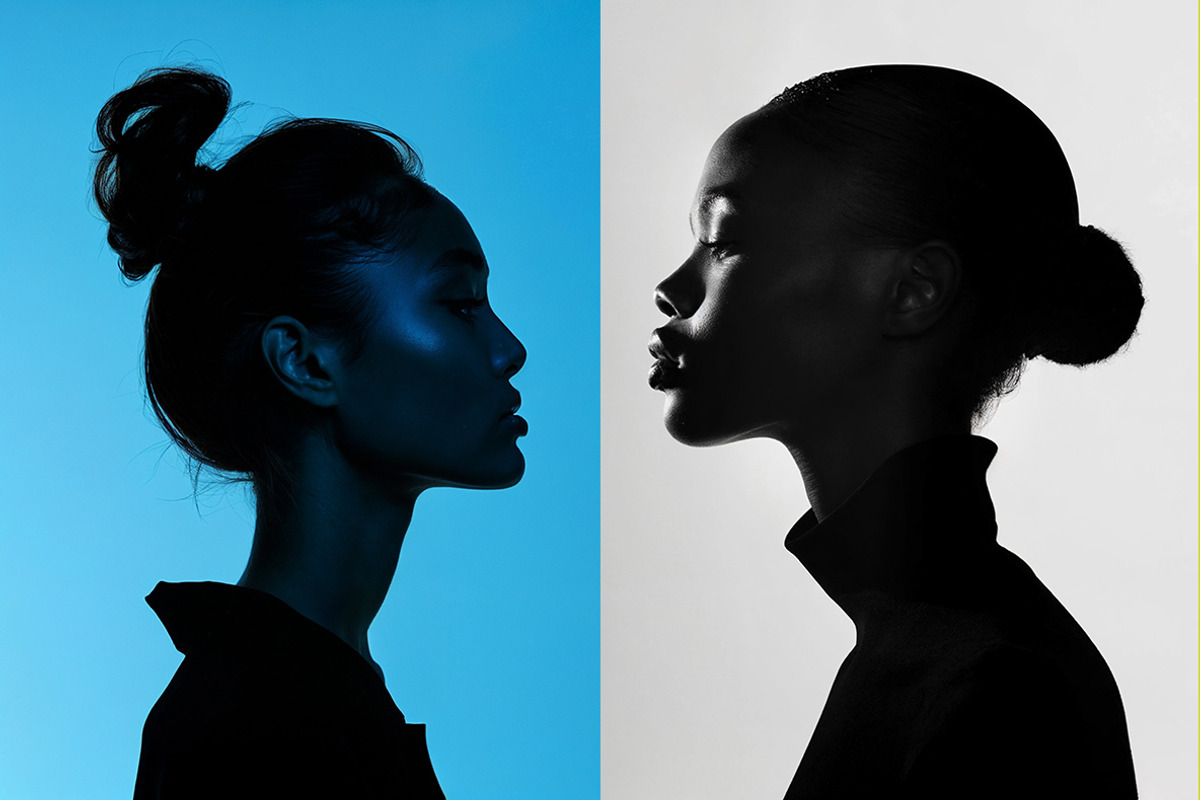 122 Silhouette Portraits, a Person Photo by Handmadefont (Photo 5 of 15)