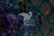 Watercolor Copper Damask Textures, a Texture Graphic by Digital Curio (Thumbnail 5 of 7)