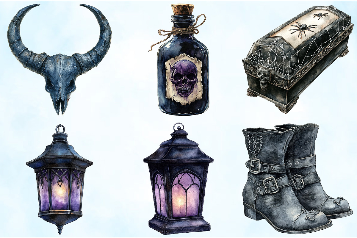 Dark Black Halloween Sublimation PNG, an Illustration by Craft Nest (Photo 4 of 9)