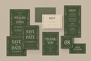 Victorian Wedding Invitation Suite, a Card Template by Guuver (Thumbnail 1 of 3)