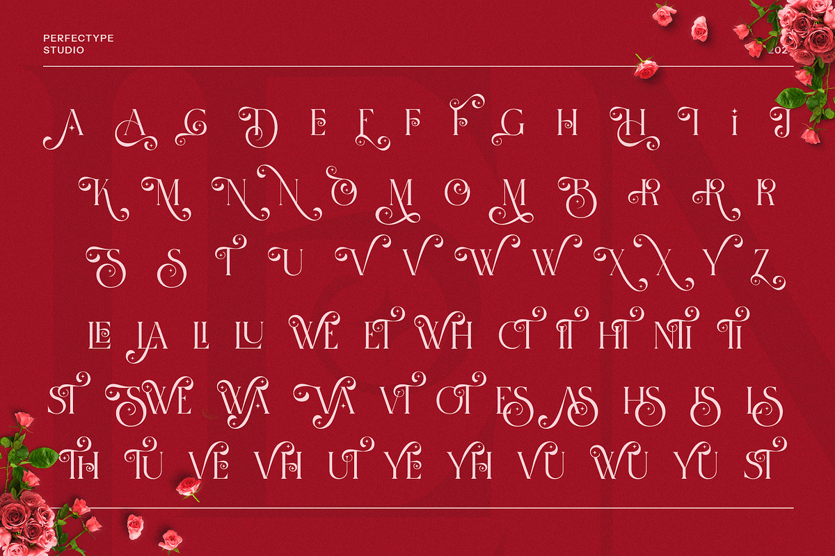 Sweet Valentine Stylish Serif Font, a Serif Font by Perfectype (Photo 7 of 8)
