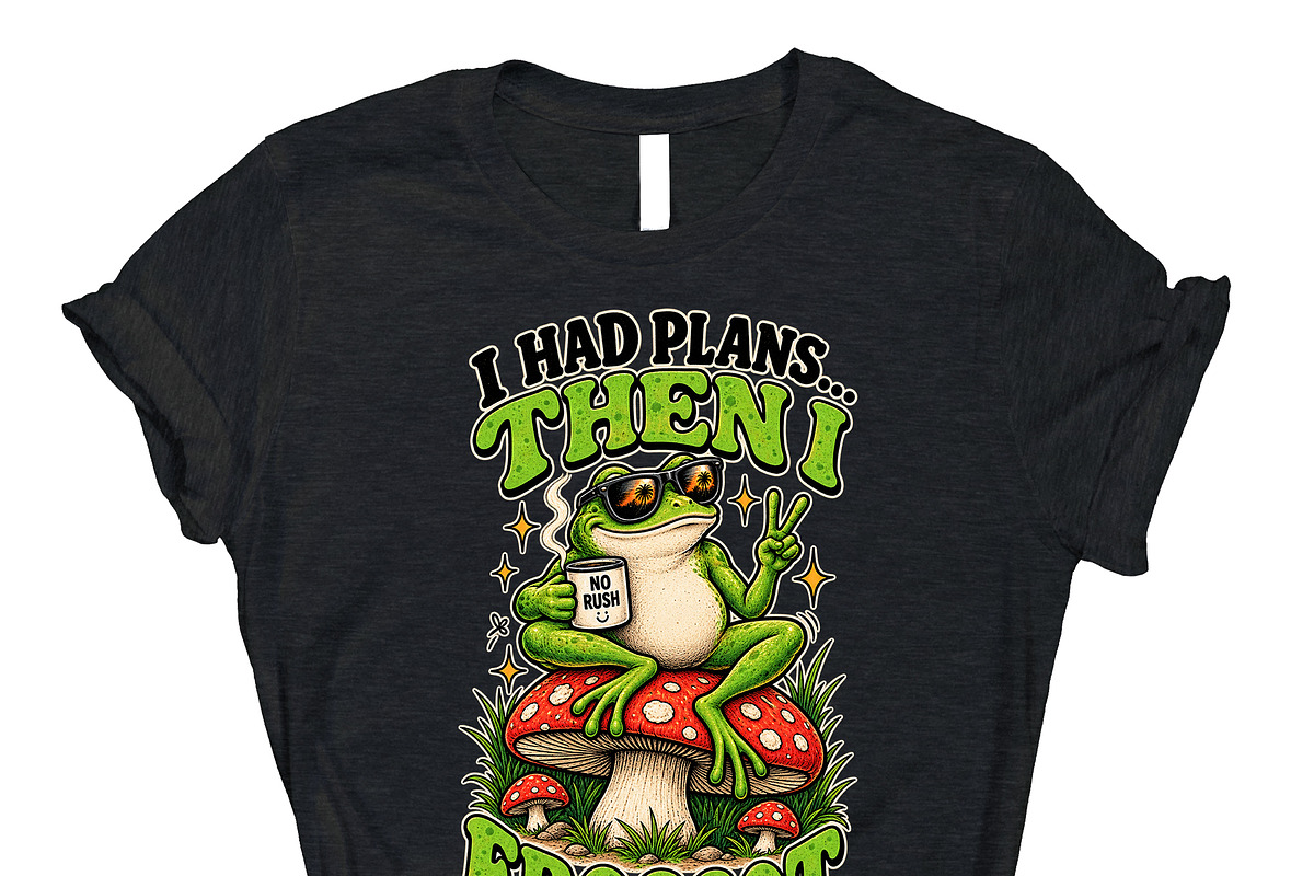I Had Plans Then I Froggot Cute PNG, an Object Graphic by Star Graphic Design (Photo 9 of 12)