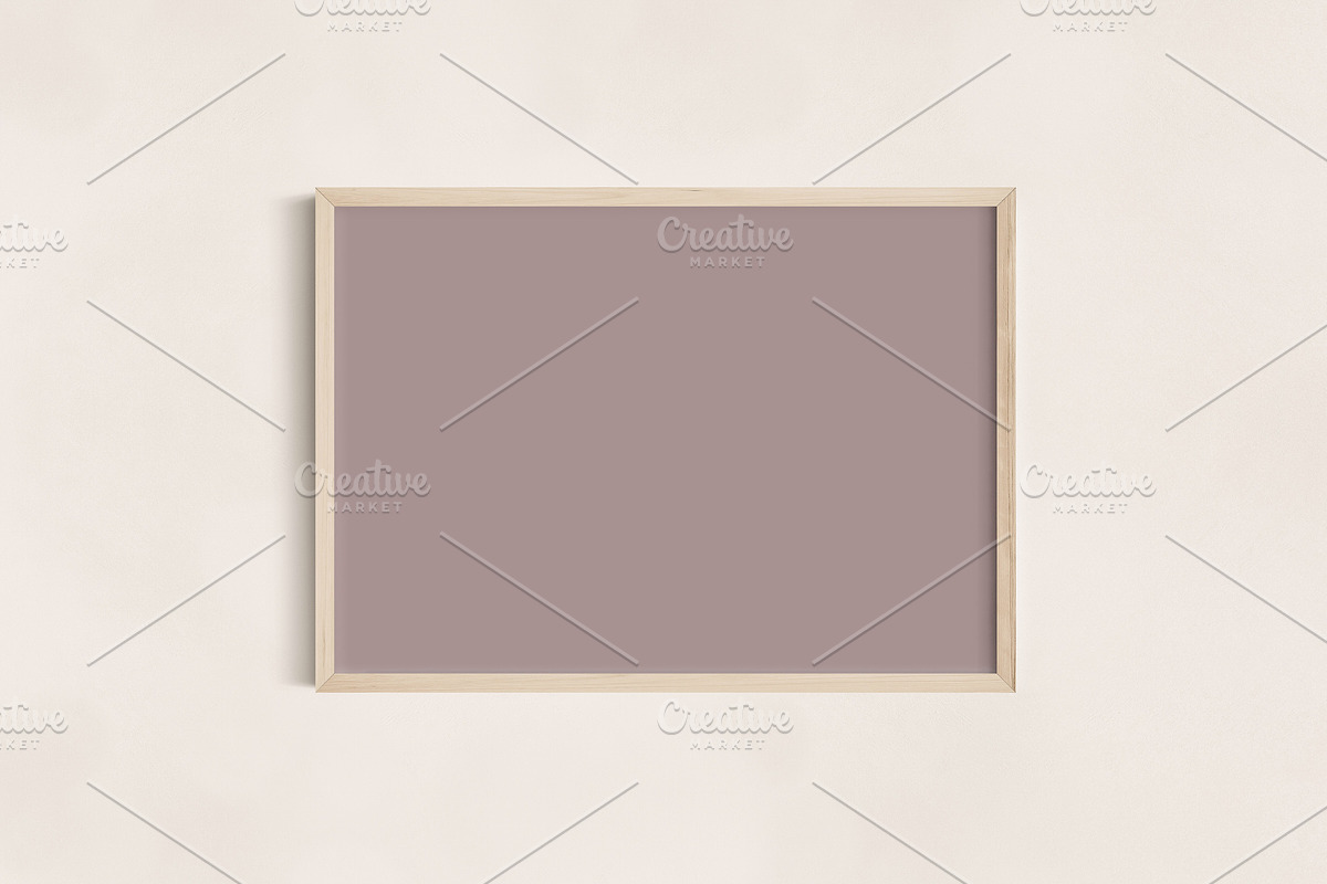 Landscape Wood Frame Mockup, a Household Mockup by OakstoneCreative (Photo 2 of 5)