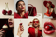 RED luxury aesthetic stock photos, a Beauty & Fashion Photo by My Template Studio (Thumbnail 11 of 12)