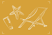 SUMMER VACATION VECTOR SET, a Seasonal Illustration by Bonfloret Studio (Thumbnail 2 of 7)