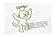 CATS: Naive Vector Cat Illustrations, an Animal Illustration by Veyla (Thumbnail 7 of 11)