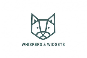 Whiskers Widgets Geometric, a Branding & Logo Template by Logocreative