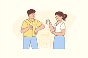 Office Working Illustration, an Object Graphic by Jump Studio (Thumbnail 10 of 12)