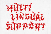 CS Watcher – Black Metal Font, a Blackletter Font by Craft Supply Co. (Thumbnail 5 of 8)