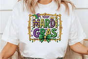 Mardi Gras PNG, Preppy Mardi Gras, an Illustration by Designking (Thumbnail 2 of 6)