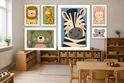 Minimalist nursery wall art, a Background Graphic by digital.incubator.yum (Thumbnail 1 of 6)