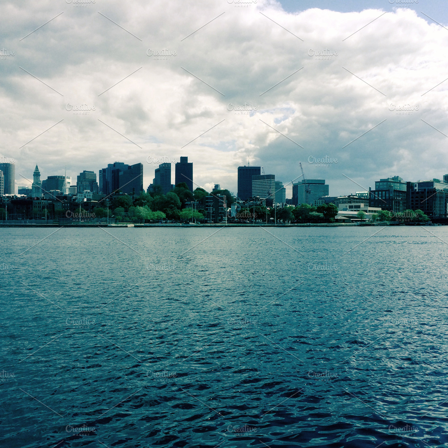 Cityscape with River, an Architecture Photo by Nefrith