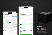 Multi Delivery & Cab App | DeliQ, an UI Kit Template by Opus LabWorks (Thumbnail 7 of 9)