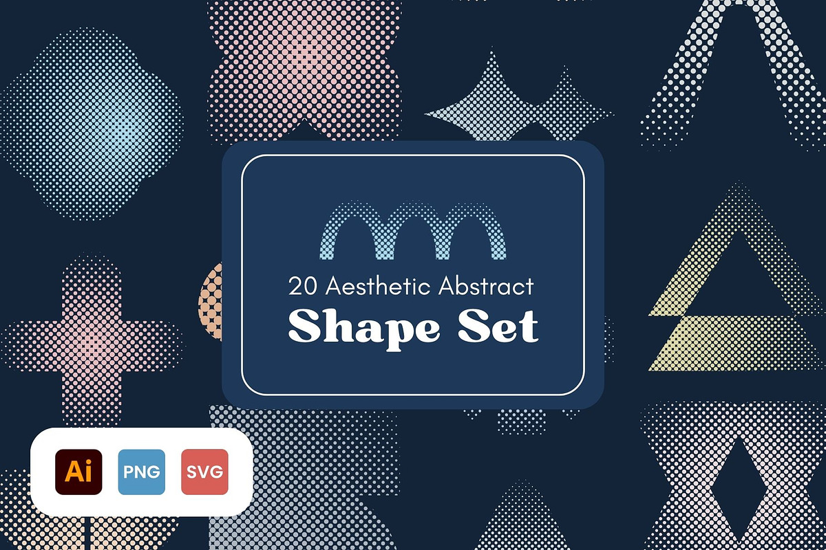 Aesthetic Abstract Shape, an Illustration by GravitaSign (Photo 1 of 2)