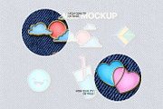 Metallic Enamel Pin Badge PSD Mockup, a Merchandise Mockup by Ram Studio LLC (Thumbnail 3 of 5)