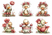 Pastel Easter Duckling Clipart, an Illustration by Daily.Designs (Thumbnail 8 of 8)