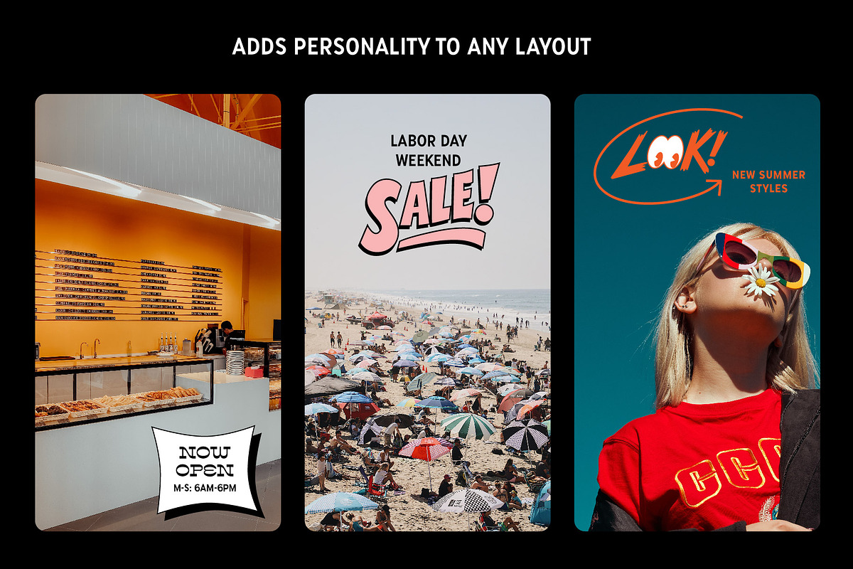Sale/Shop Sticker Illustration Pack, an Illustration by Josty (Photo 6 of 6)