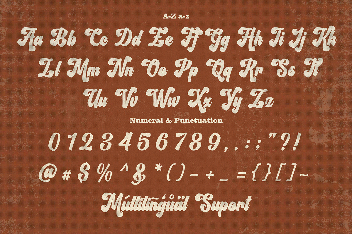 Middle Thread - Retro Font, a Script Font by Maculinc Type (Photo 10 of 11)