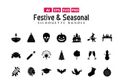 Holiday, Celebration Silhouette Pack, an Illustration by Creative_View (Thumbnail 2 of 4)