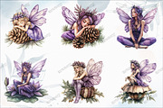 Watercolor Magical Fairy Garden Clip, an Illustration by designcity5 (Thumbnail 3 of 5)