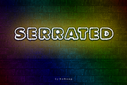 Serrated, a Symbol Font by KoNoap (Thumbnail 1 of 5)