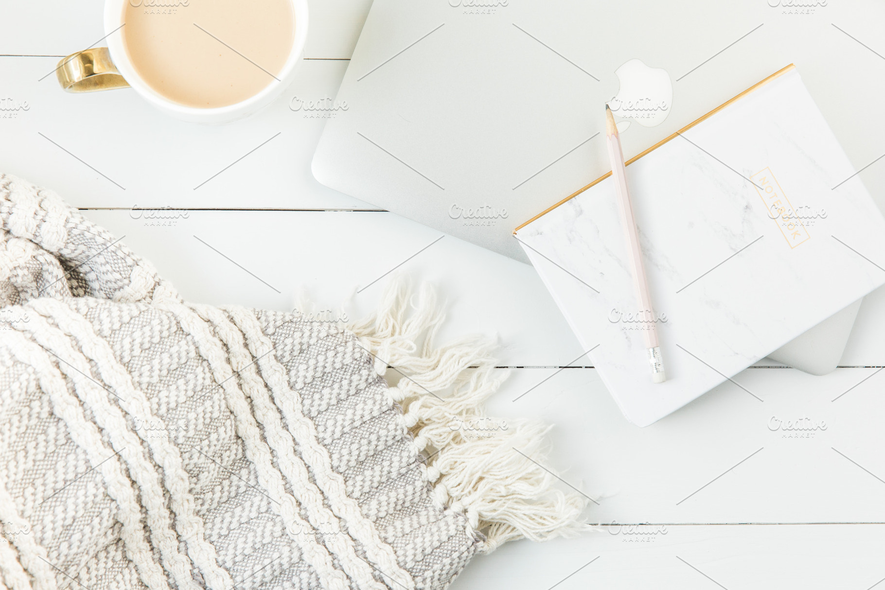 Blog Stock Photo + Laptop + Notebook, a Photo by Fine Stock Art