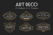 20 ArtDeco Badges & Frames, a Decorative Illustration by Raftel (Thumbnail 2 of 4)