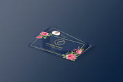 Business Card With Floral Touch, a Business Card Template by Design with Qurat (Thumbnail 2 of 2)