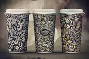 Tea Graphic Doodles Patterns, a Pattern Graphic by BALABOLKA (Thumbnail 6 of 6)