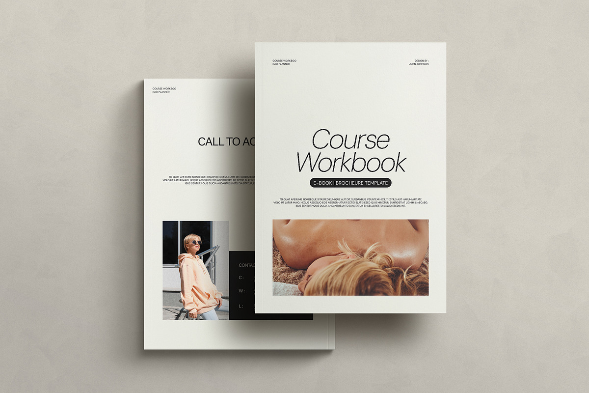 Course Workbook/E-book Template, a Brochure Template by Creatiya Type (Photo 8 of 8)