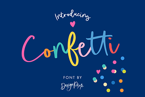 Confetti Font