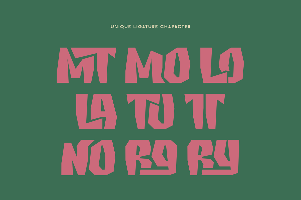 Monci - Fancy Display, a Sans Serif Font by Marvadesign (Photo 10 of 11)