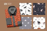 Boho Christmas horses and unicorns, an Object Graphic by yttadesign (Thumbnail 10 of 15)
