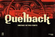 Quelback - Vintage Retro Fonts, a Sans Serif Font by Konstantine Studio (Thumbnail 1 of 4)