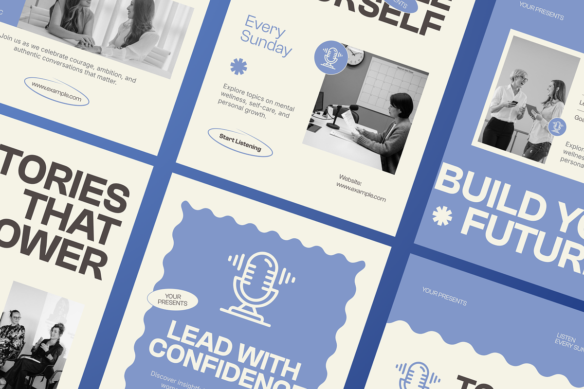 Empowering Woman Podcast IG Post, a Social Media Template by Annora Studio (Photo 5 of 6)