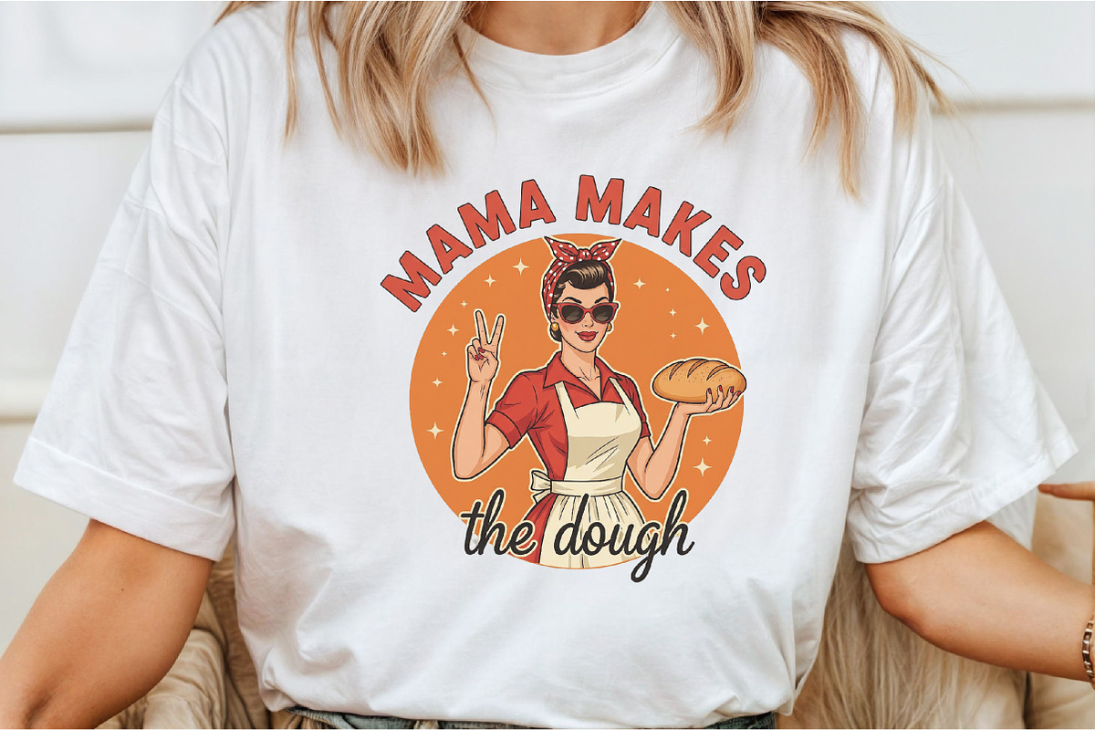 Funny Sourdough,Mama Makes the Dough, an Illustration by DreamCafeArt (Photo 2 of 7)