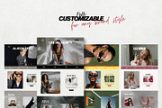 UGC Portfolio Canva website template, a Landing Page Template by Digital&Chic (Thumbnail 4 of 4)