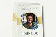Funeral Program Template Set I Canva, an Invitation Template by The Social Stuff (Thumbnail 1 of 11)