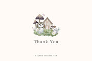 Gnome Easter & Mushroom Watercolor, an Illustration by Balada Digital Art (Thumbnail 11 of 11)