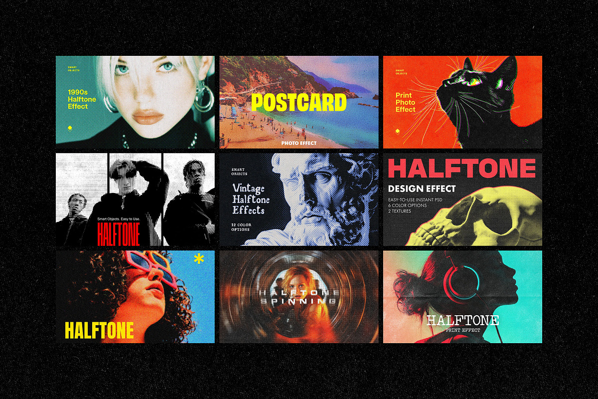 Halftone Effects Bundle, a Layer Style Add-On by pixelbuddha.net (Photo 2 of 21)