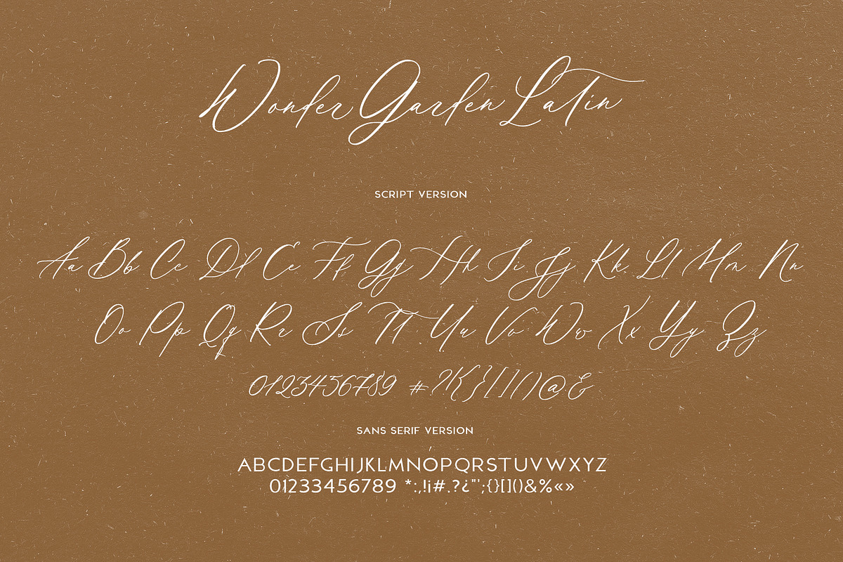 Wonder Garden | Latin&Cyrillic Font, a Script Font by Calamar Studio (Photo 10 of 16)