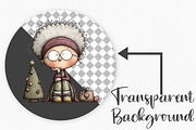 Whimsical Christmas Grandmother, an Illustration by Canvas Craft (Thumbnail 2 of 7)