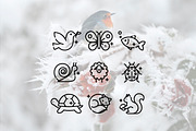Fauna Line Icons, an Outline Icon by Lyolya Profitrolya (Thumbnail 2 of 2)