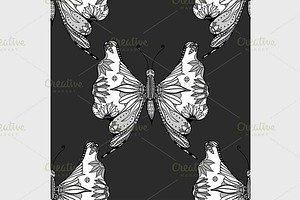 Pattern With Butterflies