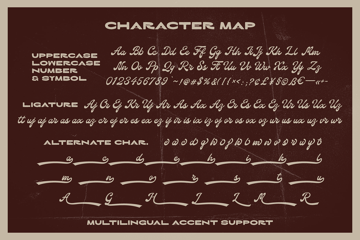 Canberra Alcon Vintage Font Duo, a Script Font by Tyasify (Photo 12 of 13)