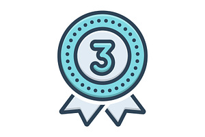 Bronze champion color icon, an Icon by Creative priyanka