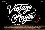 Vintage Stages, a Script Font by Ditatype (Thumbnail 1 of 11)